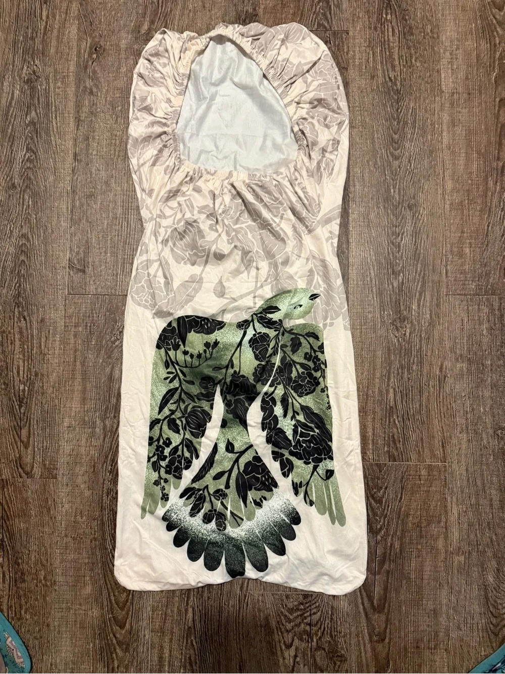 Floral Dove Graphic chairt slip covers